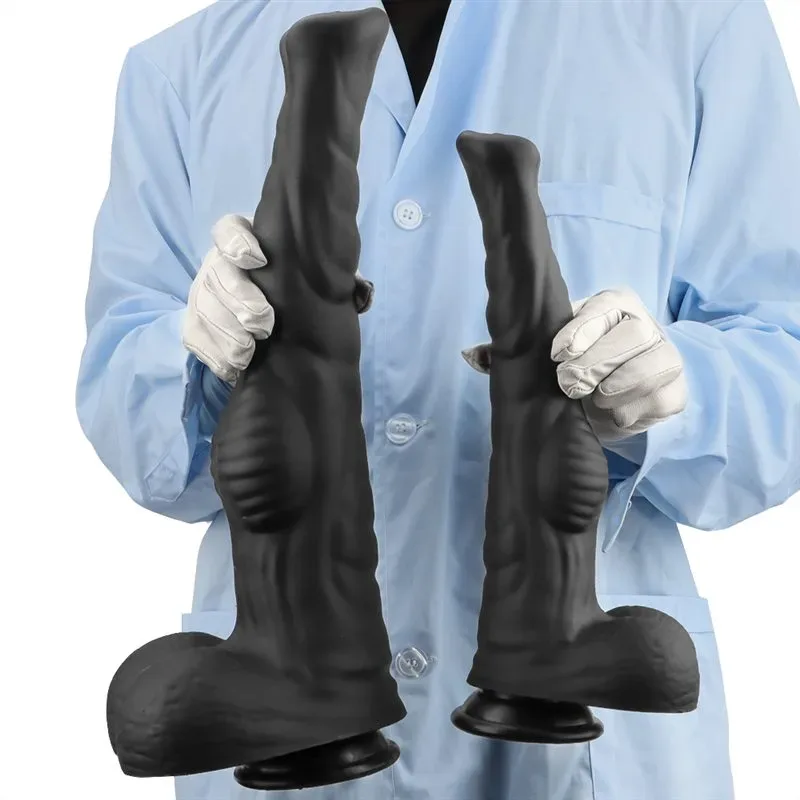 12.6 / 14.1 / 16 IN Huge Black Sea Horse Dildo Sex Toy 6 12.6 / 14.1 / 16 IN Huge Black Sea Horse Dildo Sex Toy 6