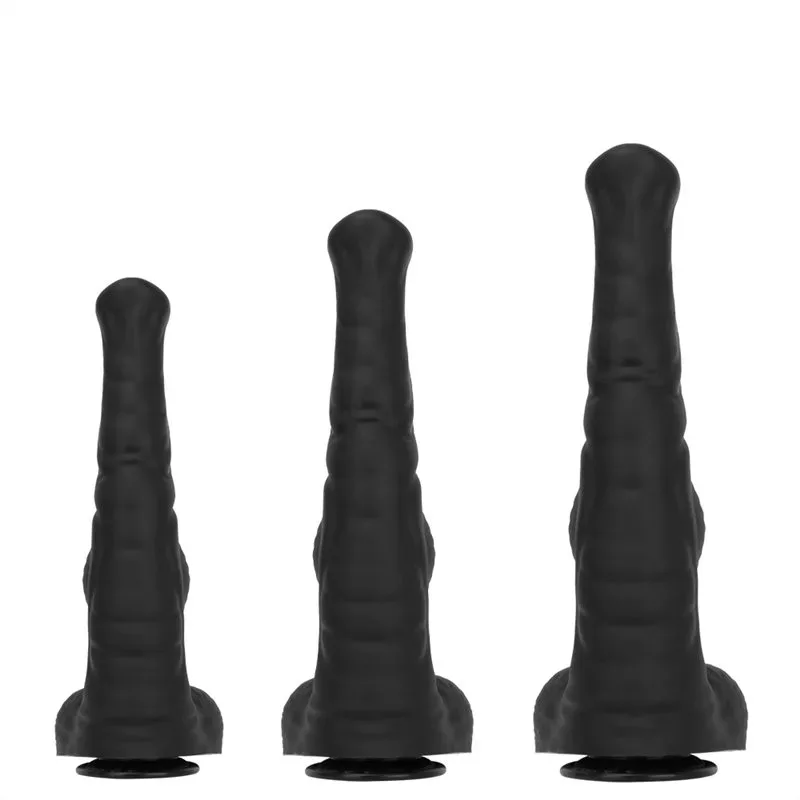 12.6 / 14.1 / 16 IN Huge Black Sea Horse Dildo Sex Toy 4 12.6 / 14.1 / 16 IN Huge Black Sea Horse Dildo Sex Toy 4