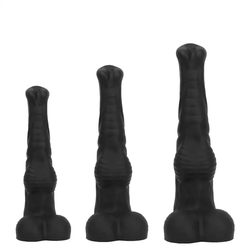 12.6 / 14.1 / 16 IN Huge Black Sea Horse Dildo Sex Toy 3 12.6 / 14.1 / 16 IN Huge Black Sea Horse Dildo Sex Toy 3