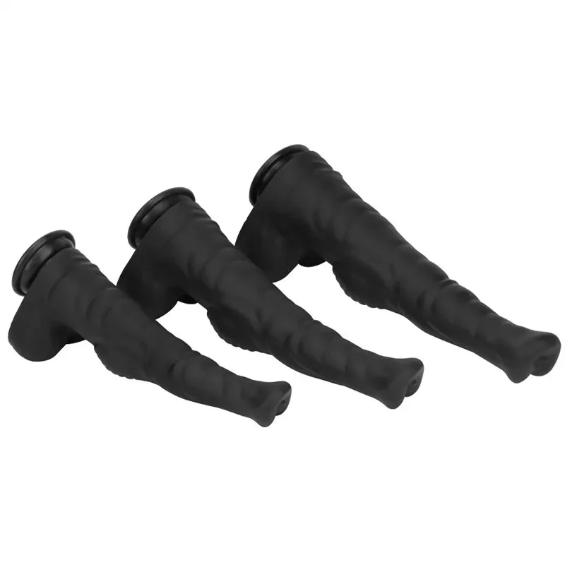 12.6 / 14.1 / 16 IN Huge Black Sea Horse Dildo Sex Toy 5 12.6 / 14.1 / 16 IN Huge Black Sea Horse Dildo Sex Toy 5