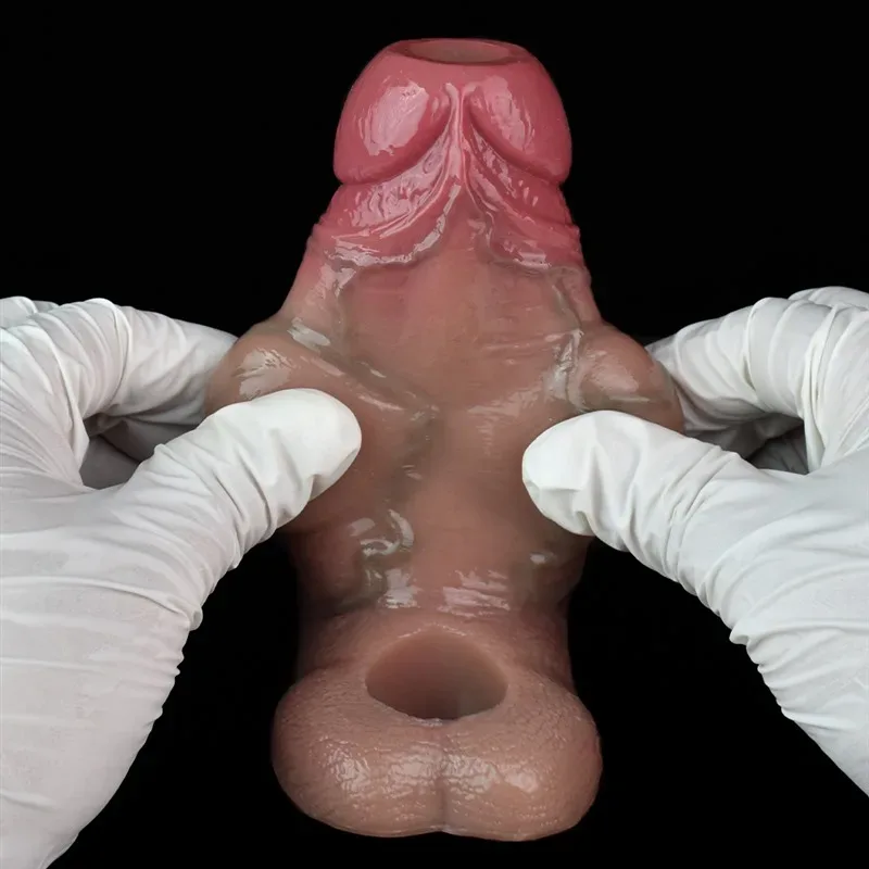 5 IN Knotted Sheath Realistic Textured Penis Extension 7 5 IN Knotted Sheath Realistic Textured Penis Extension 7