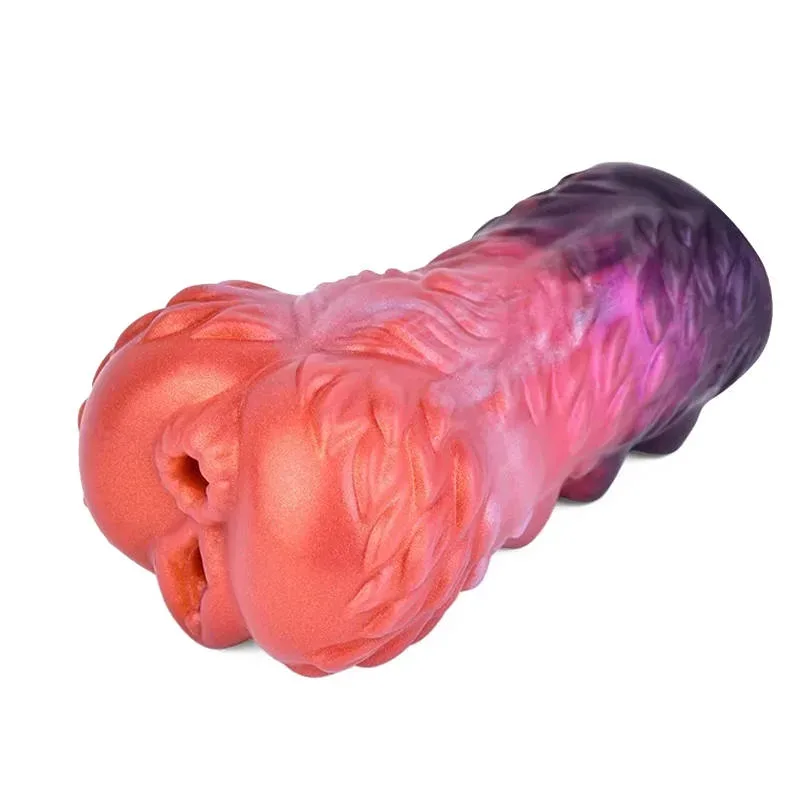 Fantasy Dog Airplane Cup Two Channel Silicone Wolf Pussy Toy - Image 1