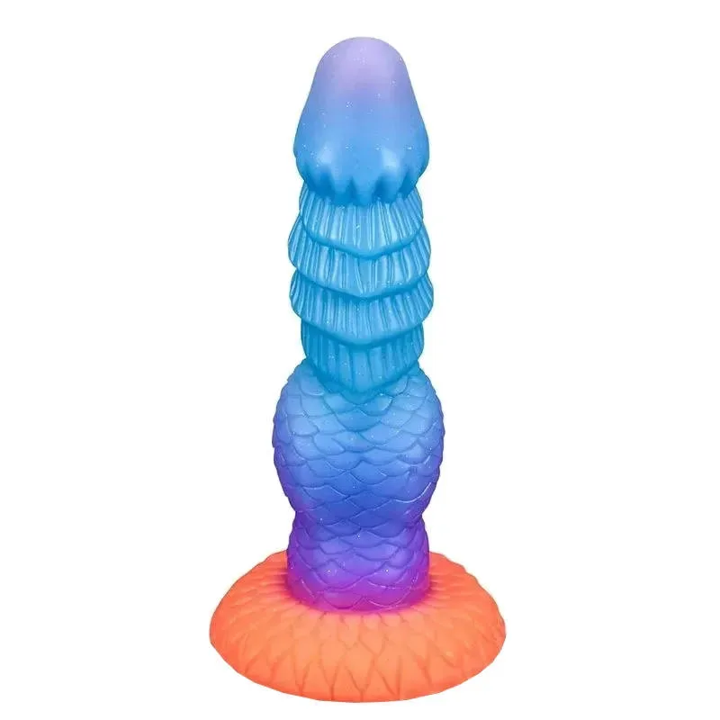 7.5 Inch Fantasy Dragon Knot Dildo Luminous Exotic Sex Toy - Image 1