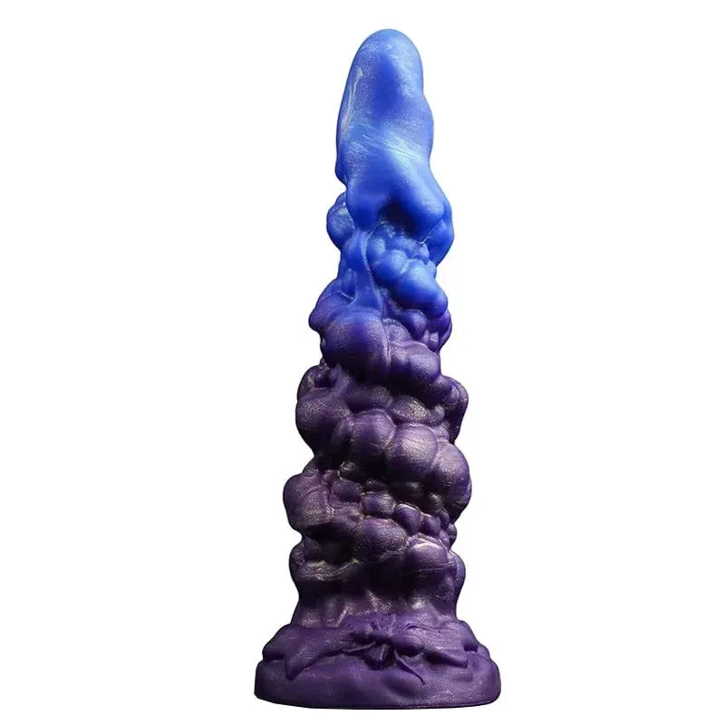 9.5 Inch Fantasy Monster Dildo Premium Silicone Anal Plug - Image 1