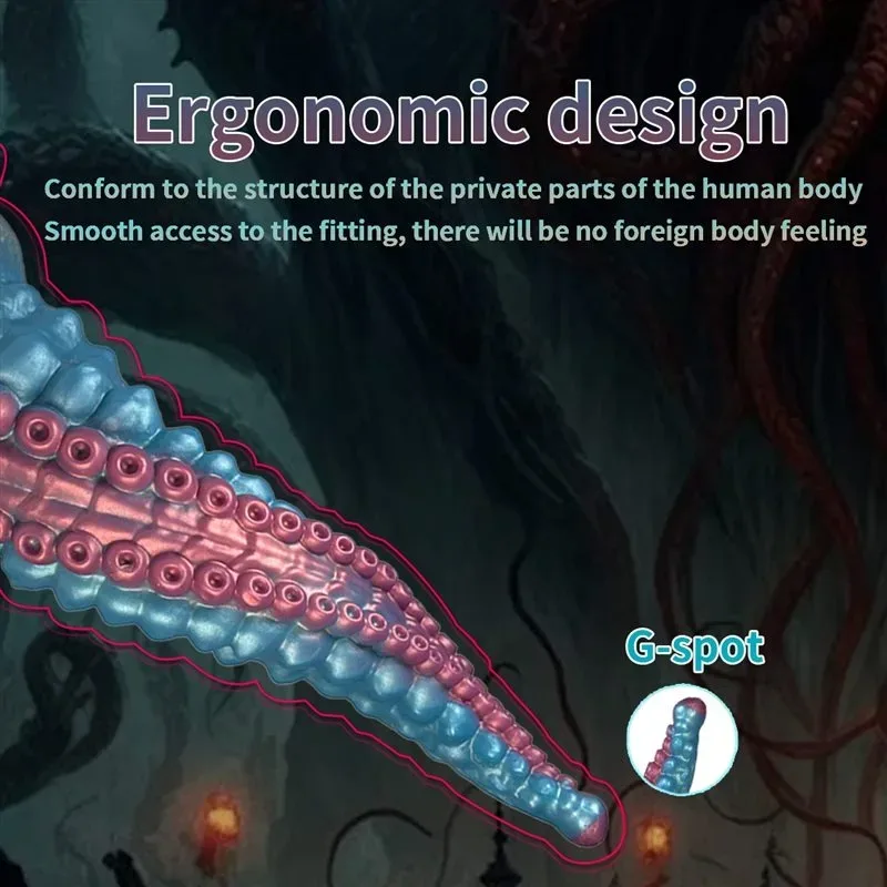 10 Inch Fantasy Tentacle Dildo Soft Bendable Octopus Anal Toy 4 10 Inch Fantasy Tentacle Dildo Soft Bendable Octopus Anal Toy 4