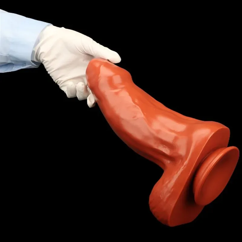 10.5 IN Long 3 IN Wide Large Thickness PVC Suciton Cup Uncut Dildo 6 10.5 IN Long 3 IN Wide Large Thickness PVC Suciton Cup Uncut Dildo 6