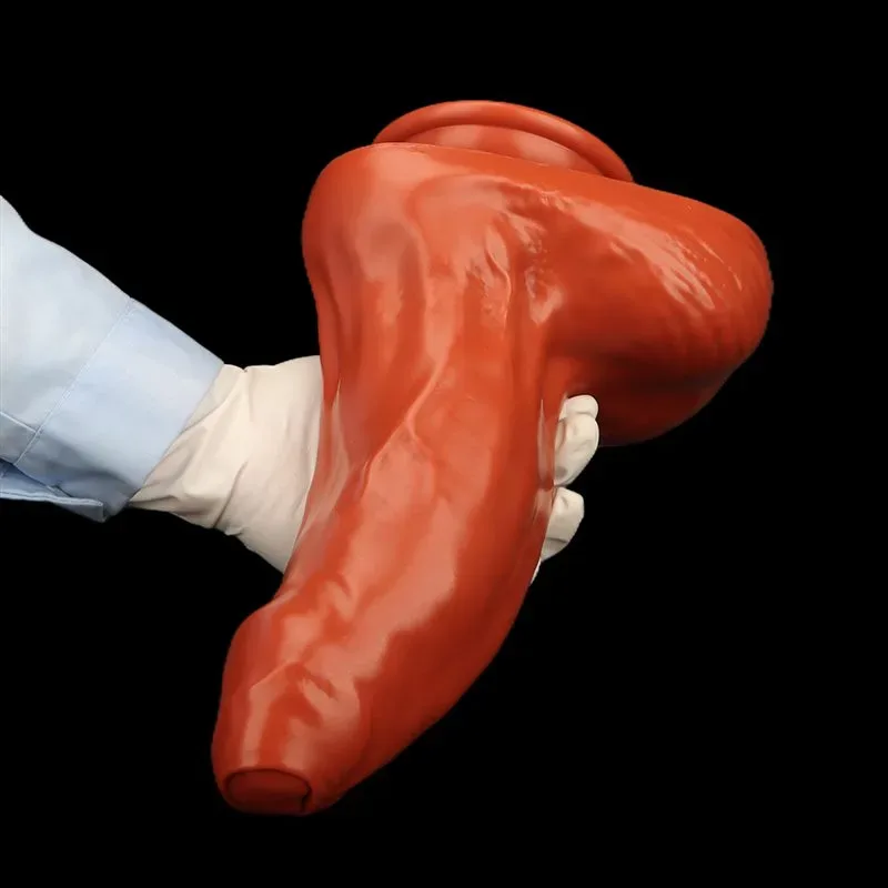 10.5 IN Long 3 IN Wide Large Thickness PVC Suciton Cup Uncut Dildo 5 10.5 IN Long 3 IN Wide Large Thickness PVC Suciton Cup Uncut Dildo 5