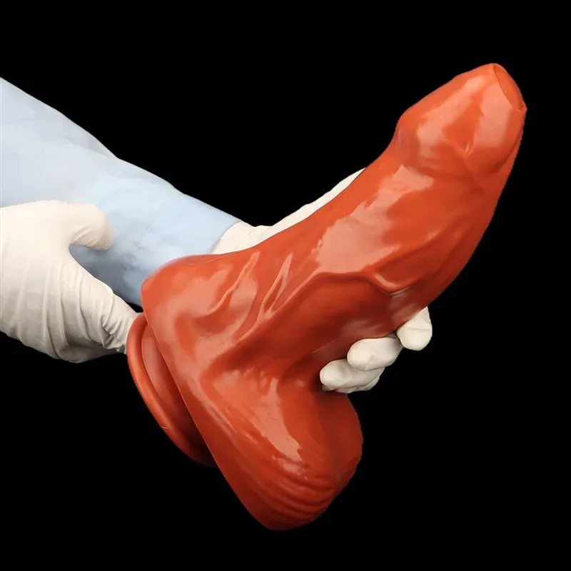 10.5 IN Long 3 IN Wide Large Thickness PVC Suciton Cup Uncut Dildo 4 10.5 IN Long 3 IN Wide Large Thickness PVC Suciton Cup Uncut Dildo 4