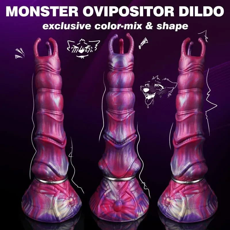 10.5 Inch Fantasy Monster Ovipositor Dildo Alien Egg-Laying Sex Toy 2 10.5 Inch Fantasy Monster Ovipositor Dildo Alien Egg-Laying Sex Toy 2