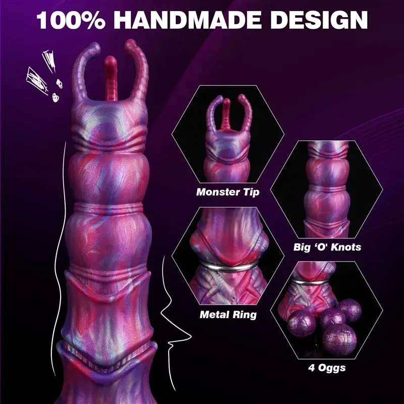 10.5 Inch Fantasy Monster Ovipositor Dildo Alien Egg-Laying Sex Toy 4 10.5 Inch Fantasy Monster Ovipositor Dildo Alien Egg-Laying Sex Toy 4