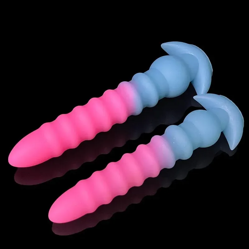 10/12 Inch Fantasy Anal Dildo Deep Spiral Butt Plug 3 10/12 Inch Fantasy Anal Dildo Deep Spiral Butt Plug 3