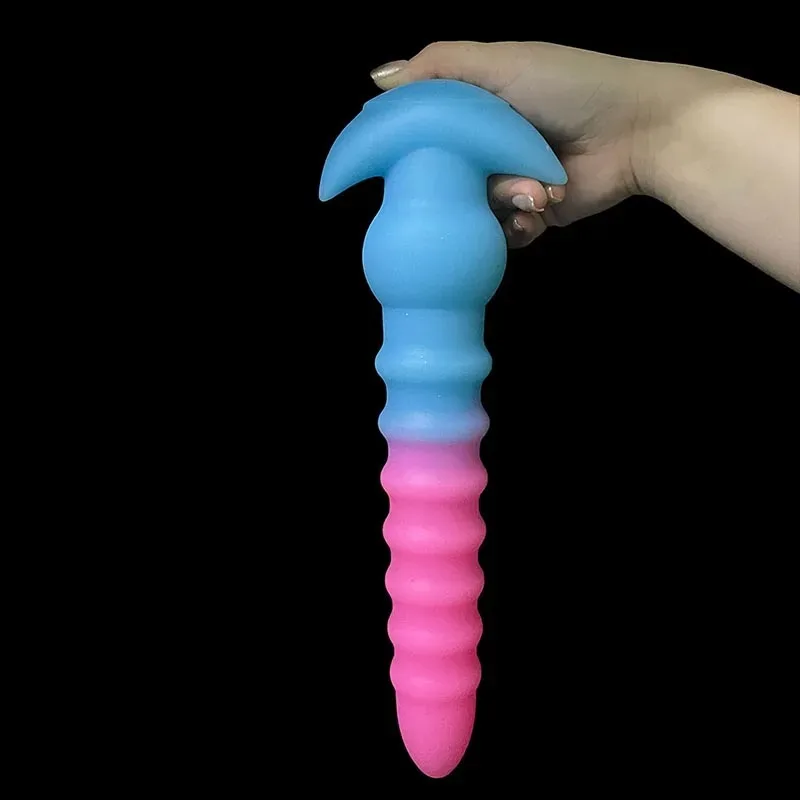 10/12 Inch Fantasy Anal Dildo Deep Spiral Butt Plug 6 10/12 Inch Fantasy Anal Dildo Deep Spiral Butt Plug 6