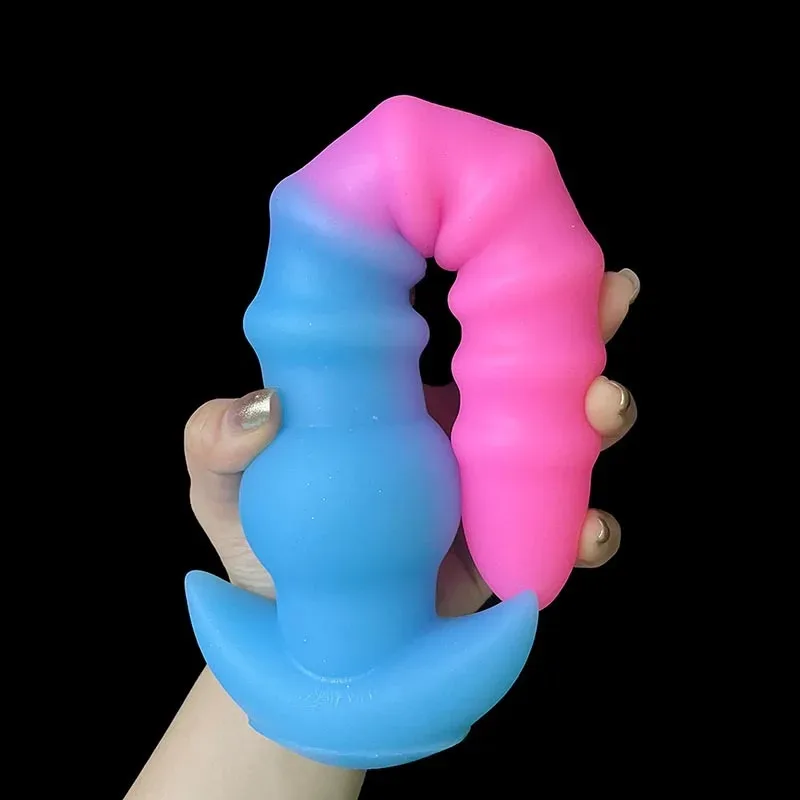 10/12 Inch Fantasy Anal Dildo Deep Spiral Butt Plug 7 10/12 Inch Fantasy Anal Dildo Deep Spiral Butt Plug 7