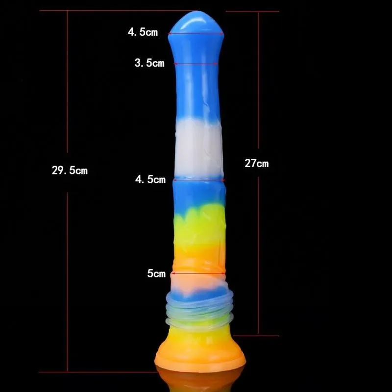 11.5 Inch Vibrating Ejaculating Horse Dildo Fantasy Luminous Animal Penis 1 11.5 Inch Vibrating Ejaculating Horse Dildo Fantasy Luminous Animal Penis 1