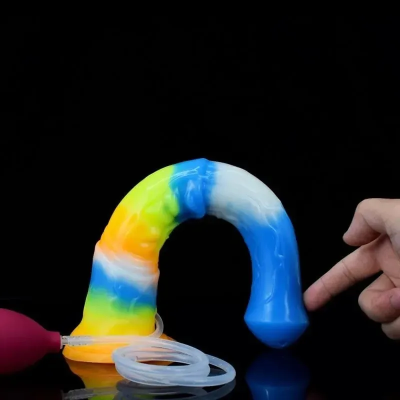 11.5 Inch Vibrating Ejaculating Horse Dildo Fantasy Luminous Animal Penis 8 11.5 Inch Vibrating Ejaculating Horse Dildo Fantasy Luminous Animal Penis 8