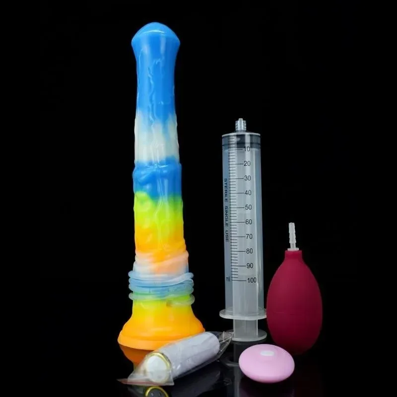 11.5 Inch Vibrating Ejaculating Horse Dildo Fantasy Luminous Animal Penis 6 11.5 Inch Vibrating Ejaculating Horse Dildo Fantasy Luminous Animal Penis 6
