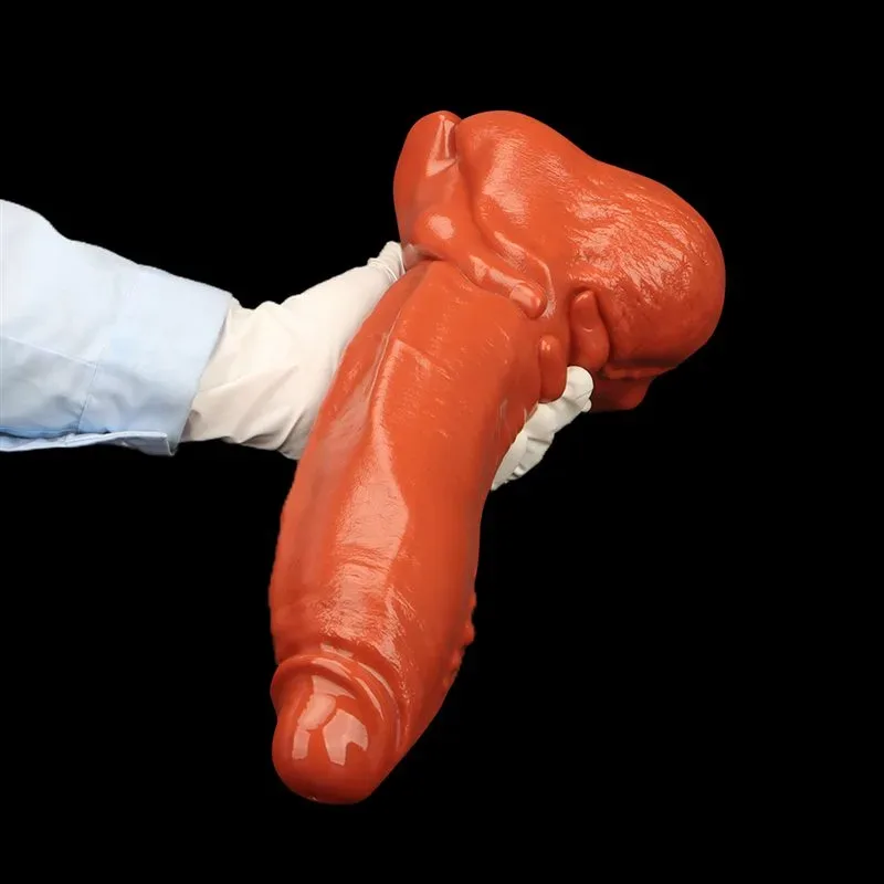13 IN Long 3.1 IN Wide Large Girthy PVC Realistic Dildo 4 13 IN Long 3.1 IN Wide Large Girthy PVC Realistic Dildo 4