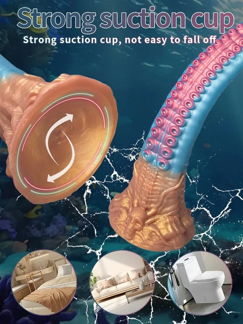 18.7 Inch Extra Long Tentacle Anal Plug Fantasy Octopus Dildo 5 18.7 Inch Extra Long Tentacle Anal Plug Fantasy Octopus Dildo 5