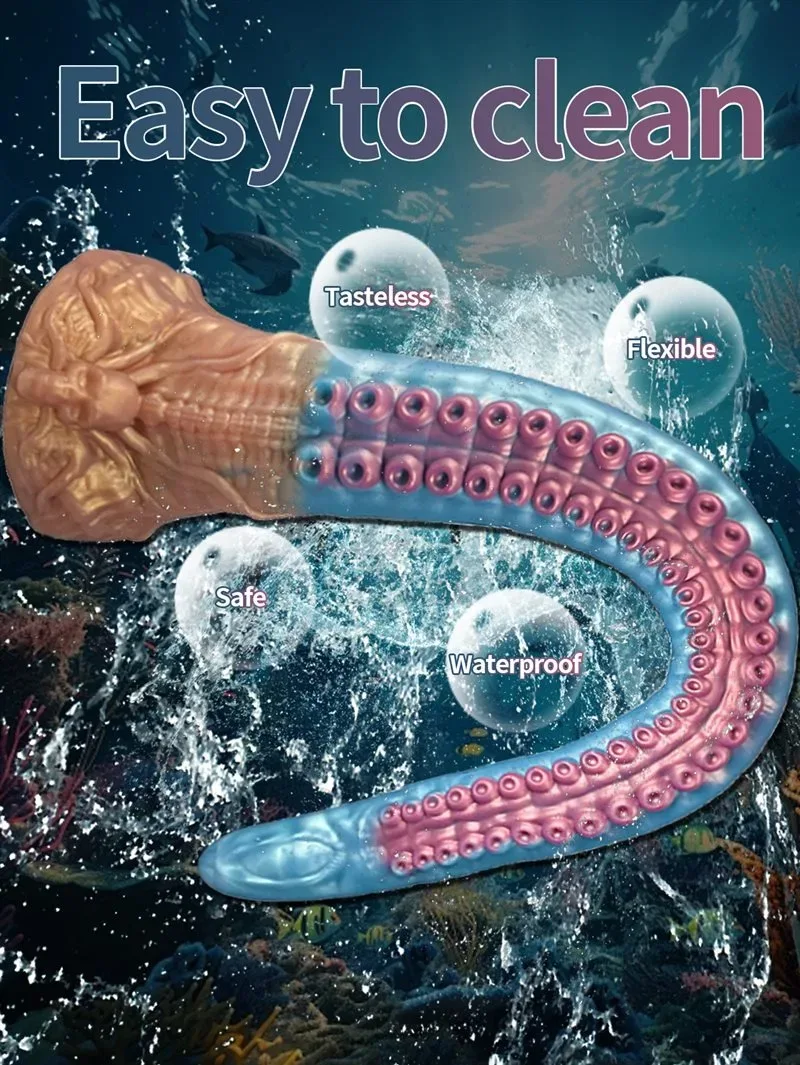 18.7 Inch Extra Long Tentacle Anal Plug Fantasy Octopus Dildo 6 18.7 Inch Extra Long Tentacle Anal Plug Fantasy Octopus Dildo 6