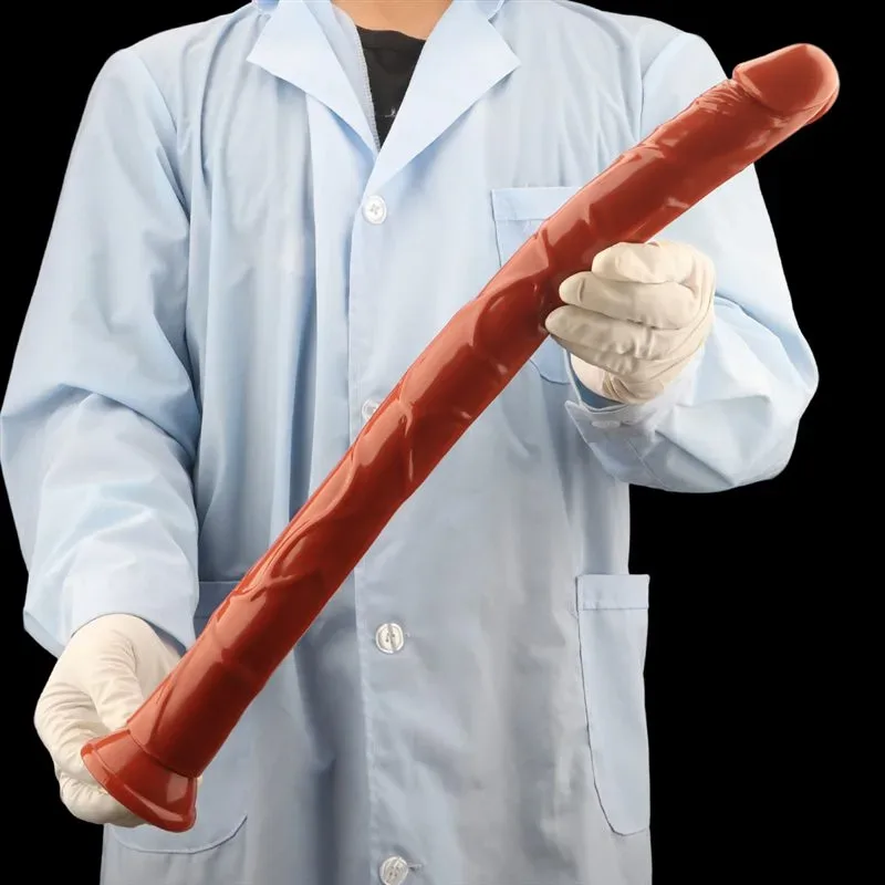 19 IN Extreme Long Thin PVC Dildo Anal Expanding Toy 7 19 IN Extreme Long Thin PVC Dildo Anal Expanding Toy 7