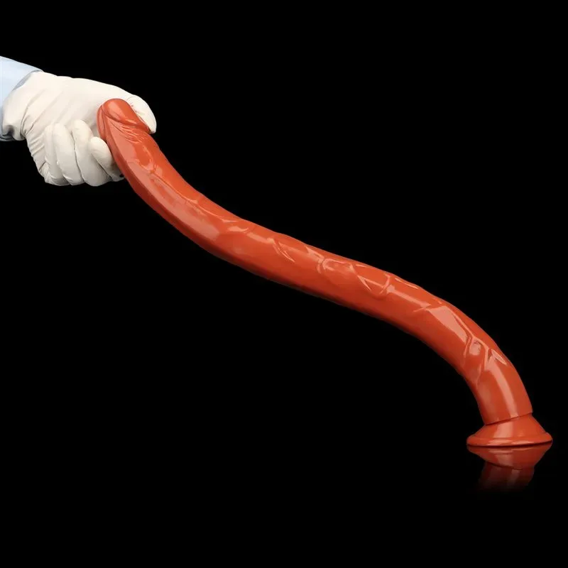 19 IN Extreme Long Thin PVC Dildo Anal Expanding Toy 4 19 IN Extreme Long Thin PVC Dildo Anal Expanding Toy 4