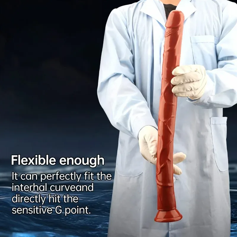 19 IN Extreme Long Thin PVC Dildo Anal Expanding Toy 6 19 IN Extreme Long Thin PVC Dildo Anal Expanding Toy 6