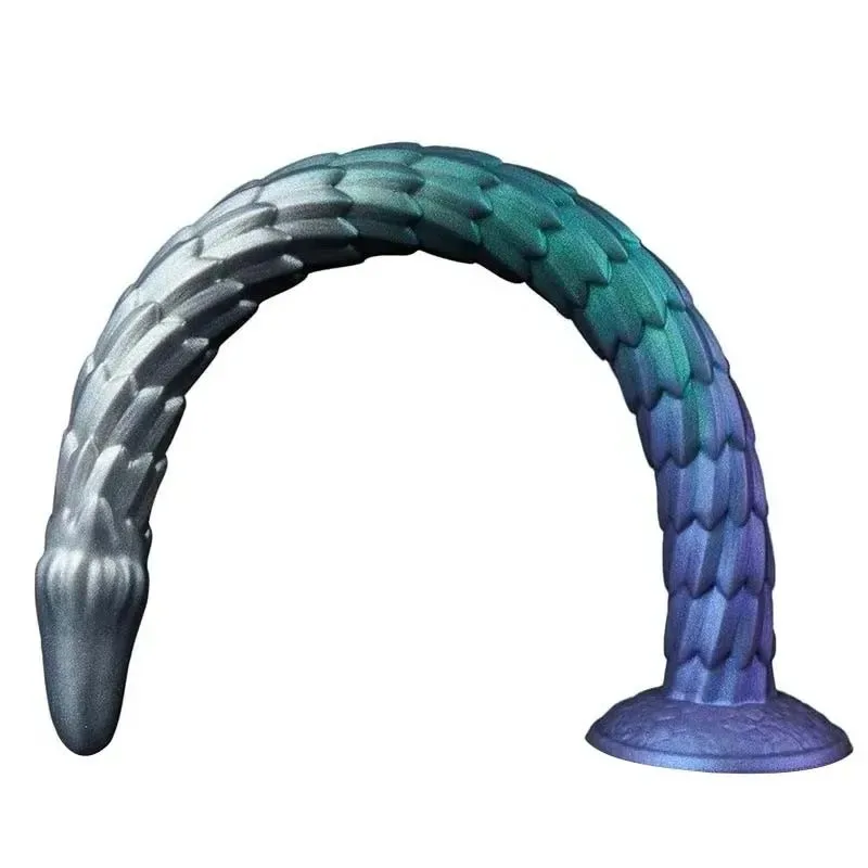 20 Inch Super Long Fantasy Dragon Dildo Flexible Anal Stretching Toy - Image 1