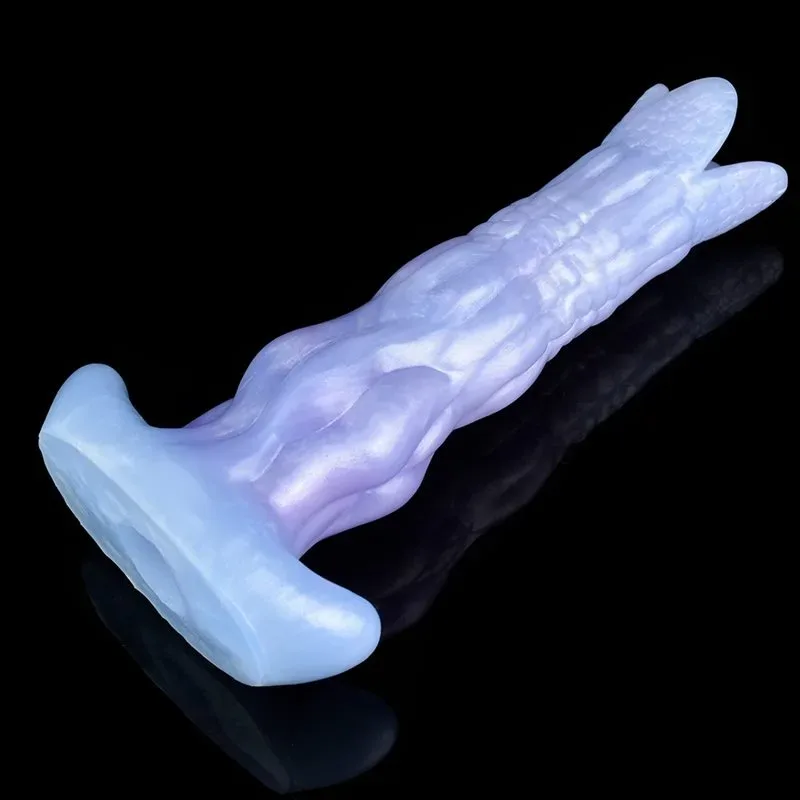 8 Inch Blue Alien Egg-Laying Dildo Silicone Ovipositor Sex Toy 4 8 Inch Blue Alien Egg-Laying Dildo Silicone Ovipositor Sex Toy 4