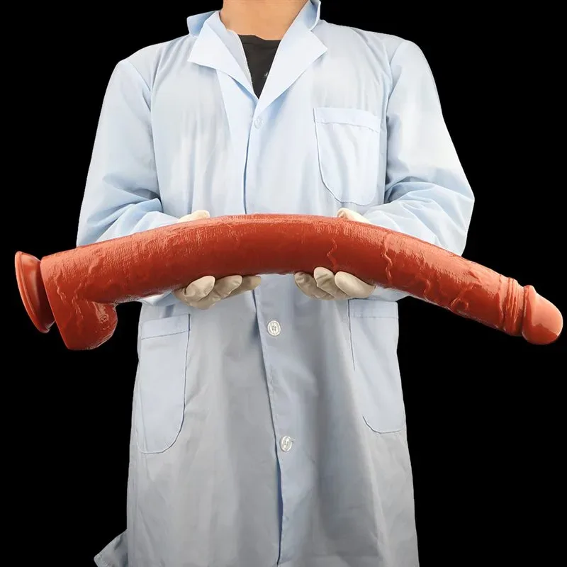 22.5 IN Super Long 2.5 IN Wide Brown Flexible PVC Dildo 6 22.5 IN Super Long 2.5 IN Wide Brown Flexible PVC Dildo 6