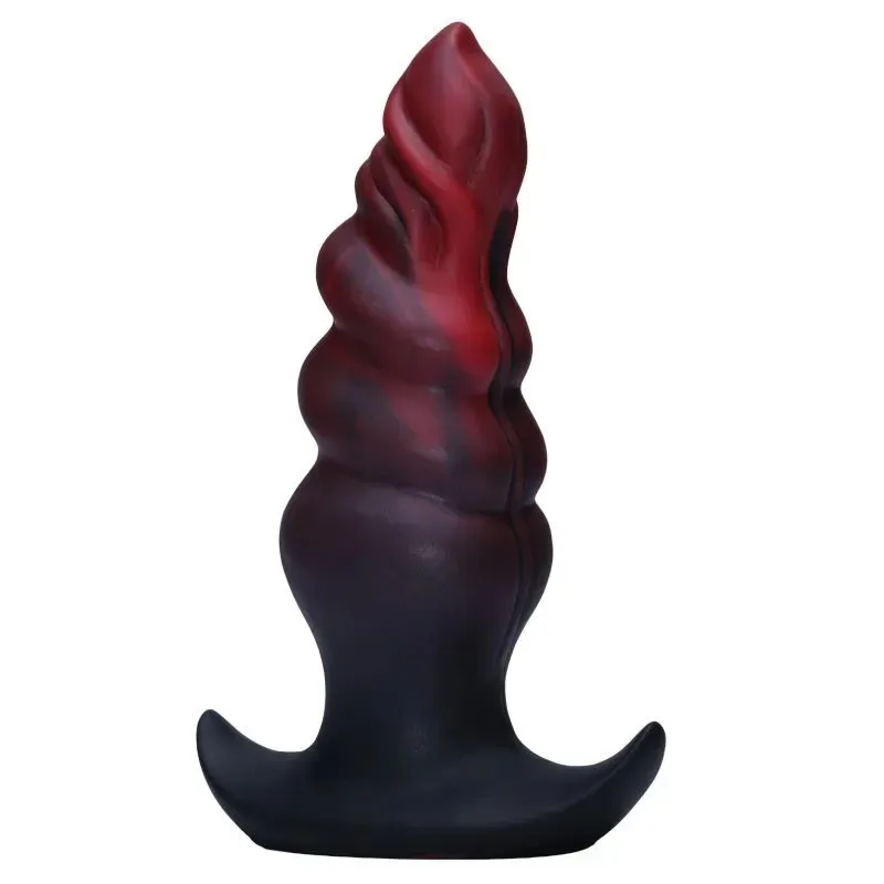 5.5/6.5/7.5 Inch Mix-Colors Invisible Dragon Butt Plug Silicone Any Toy - Image 1