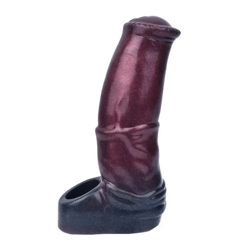6.7 IN Silicone Horse Cock Sleeve Fantasy Penis Extension - Image 1