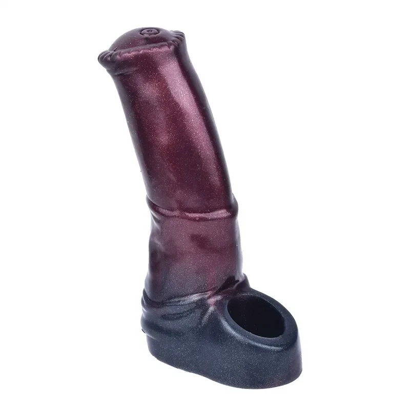 6.7 IN Silicone Horse Cock Sleeve Fantasy Penis Extension 4 6.7 IN Silicone Horse Cock Sleeve Fantasy Penis Extension 4