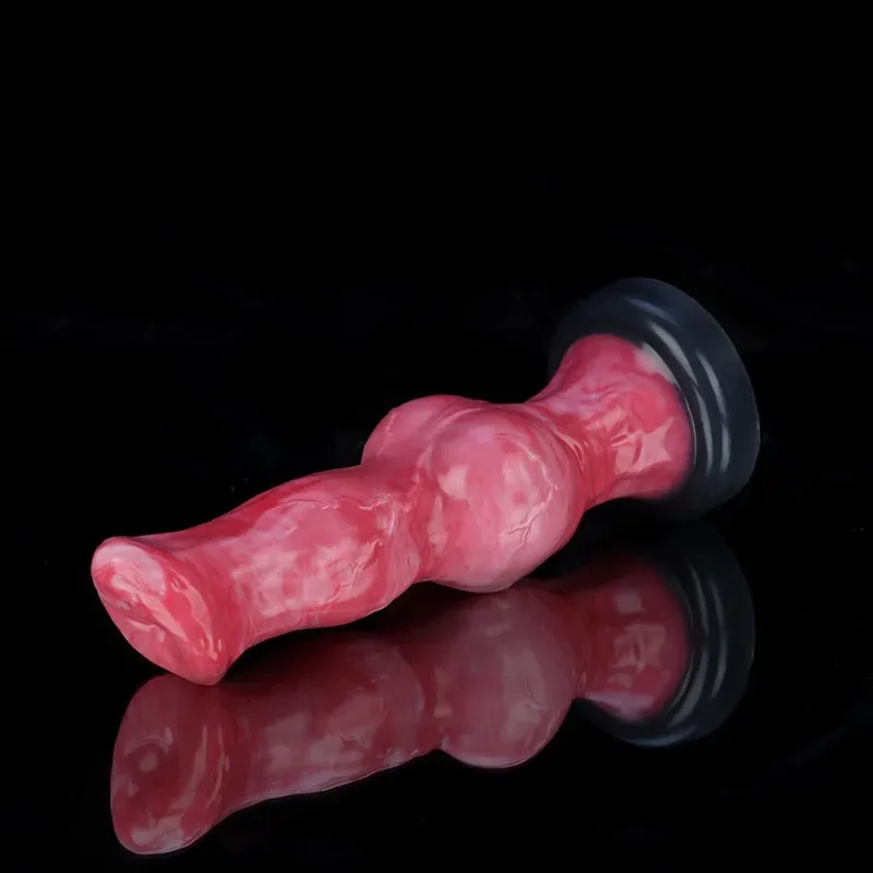 6/7/8.5 Inch Silicone Dog Knot Dildo Fantasy Animal Sex Toy 5