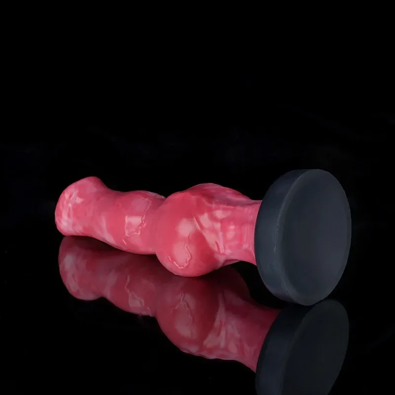 6/7/8.5 Inch Silicone Dog Knot Dildo Fantasy Animal Sex Toy 6