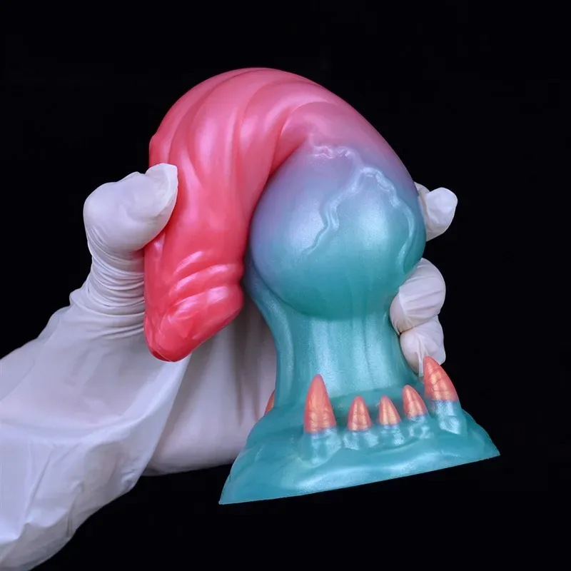 7 Inch Dog Dildo with Big Knot Fantasy Silicone Animal Penis 8 7 Inch Dog Dildo with Big Knot Fantasy Silicone Animal Penis 8