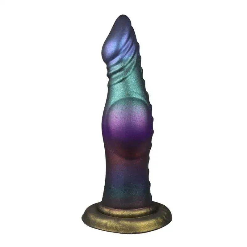 7 Inch Fantasy Werewolf Knot Dildo Soft Silicone Canine Sex Toy - Image 1