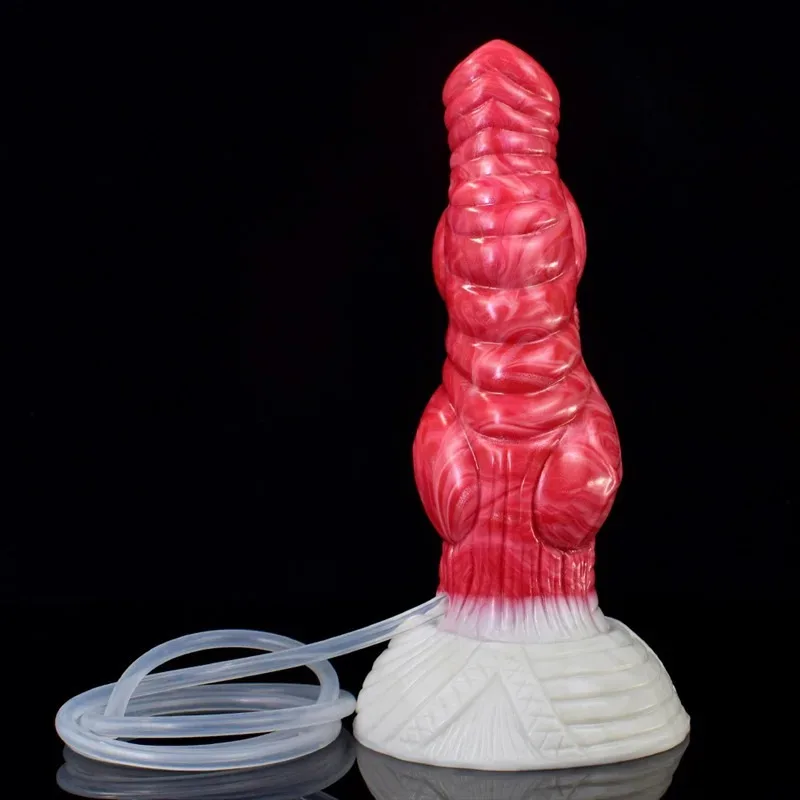 7.5 Inch Ejaculating Knot Dildo Squirting Animal Sex Toy 4 7.5 Inch Ejaculating Knot Dildo Squirting Animal Sex Toy 4