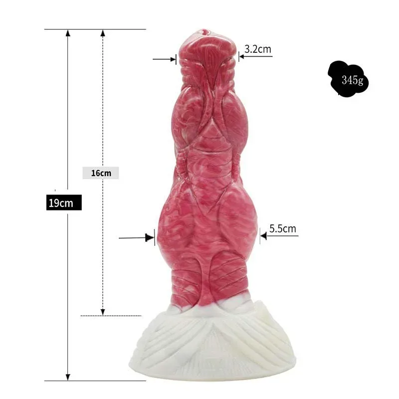 7.5 Inch Ejaculating Knot Dildo Squirting Animal Sex Toy 1 7.5 Inch Ejaculating Knot Dildo Squirting Animal Sex Toy 1