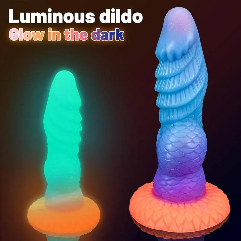 7.5 Inch Fantasy Dragon Knot Dildo Luminous Exotic Sex Toy 2 7.5 Inch Fantasy Dragon Knot Dildo Luminous Exotic Sex Toy 2