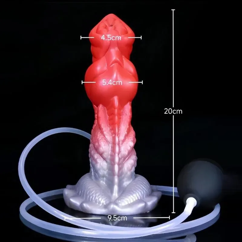 7.5 Inch Fantasy Squirting Dragon Knot Dildo Ejaculating Sex Toy 1 7.5 Inch Fantasy Squirting Dragon Knot Dildo Ejaculating Sex Toy 1