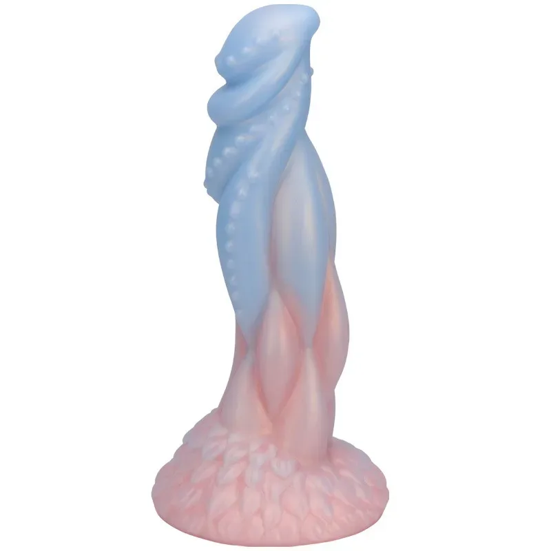 8 Inch Alien Snake Dildo Premium Silicone Exotic Adult Toy - Image 1