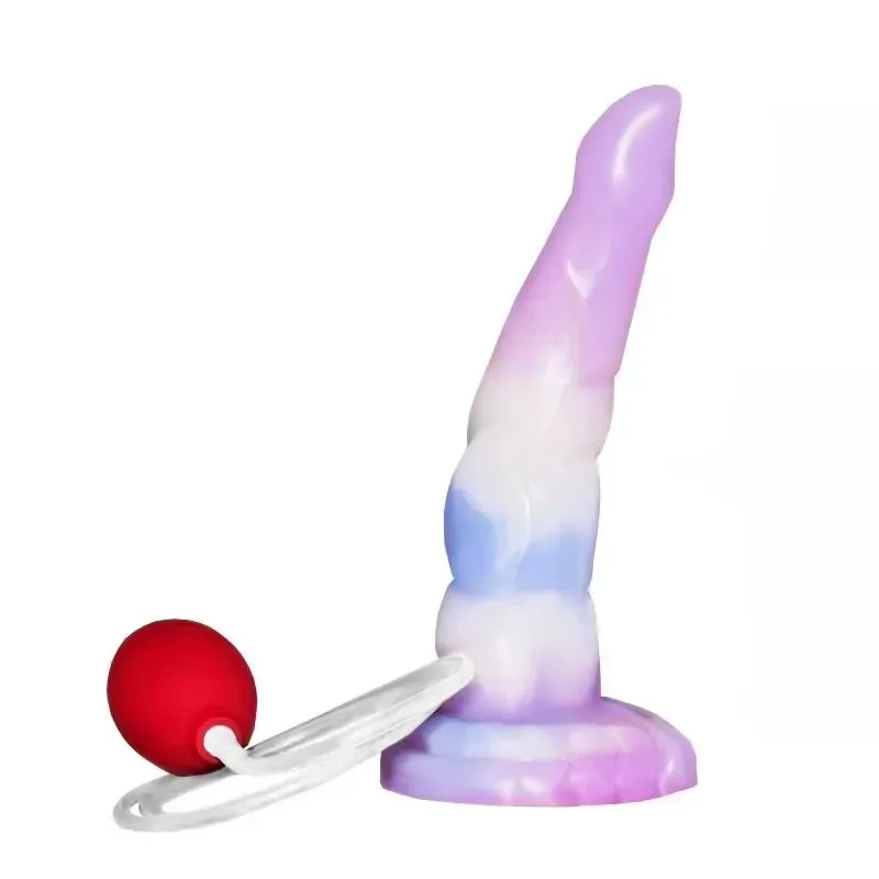 8 Inch Ejaculating Silicone Pig Dildo Squirting Sex toy (1) 8 Inch Ejaculating Silicone Pig Dildo Squirting Sex toy - Image 1