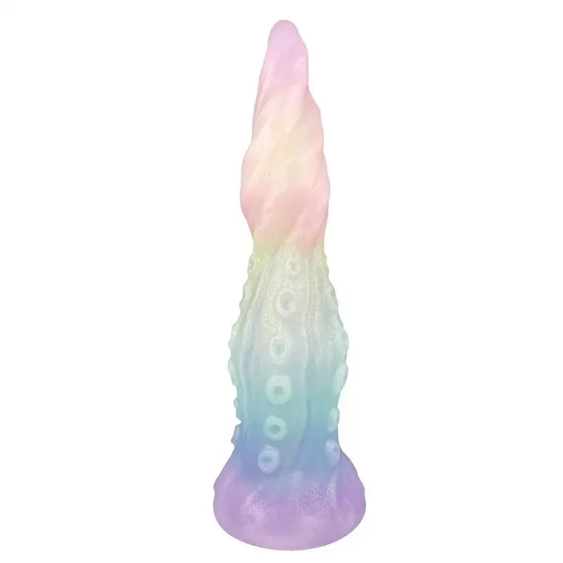 8 Inch Fantasy Tentacle Dildo Premium Silicone Creature Cock Toy - Image 1