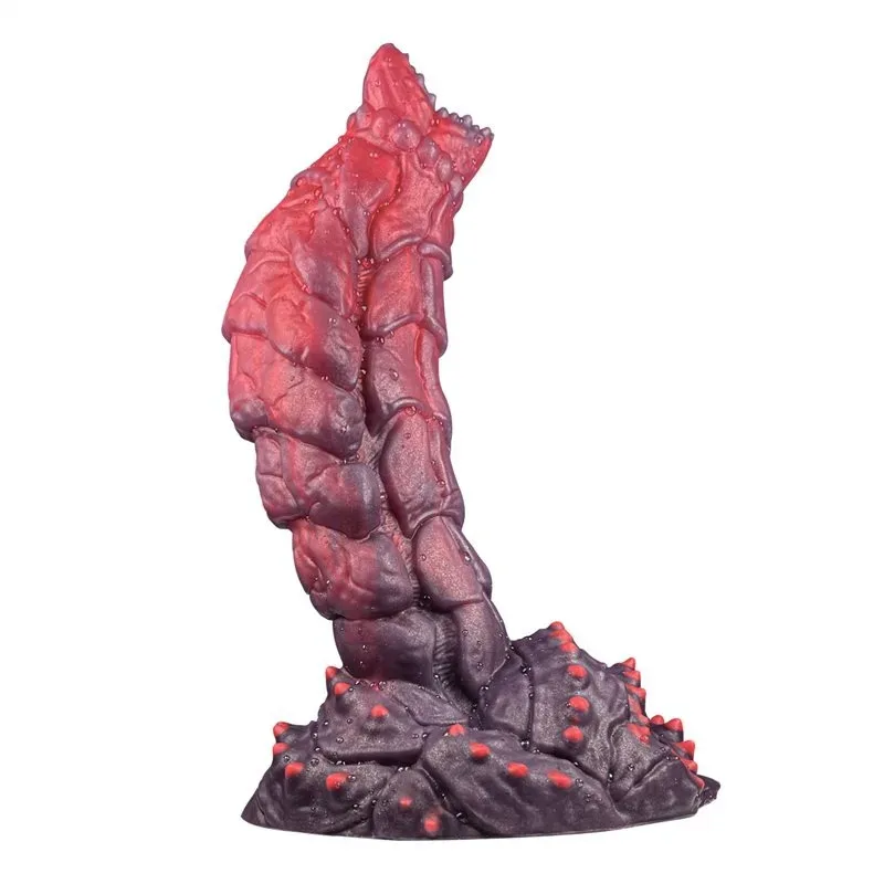 8 Inch Fat Monster Dildo Suction Cup Silicone Alien Sex Toy - Image 1