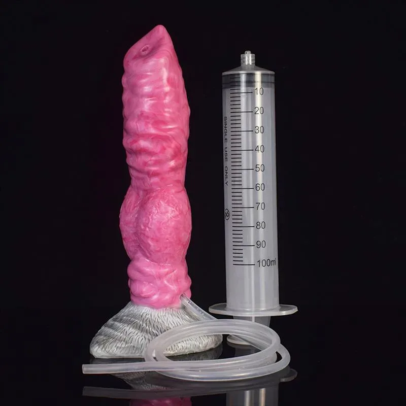 8 Inch Pink Dog Ejaculating Dildo Squirting Animal Sex Toy 3 8 Inch Pink Dog Ejaculating Dildo Squirting Animal Sex Toy 3