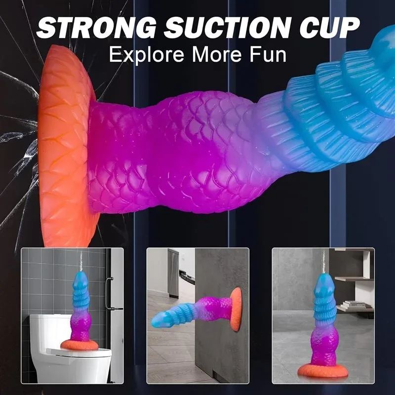 8 Inch Squirting Dragon knot Dildo Fantasy Ejaucating Adult Toy 5 8 Inch Squirting Dragon knot Dildo Fantasy Ejaucating Adult Toy 5