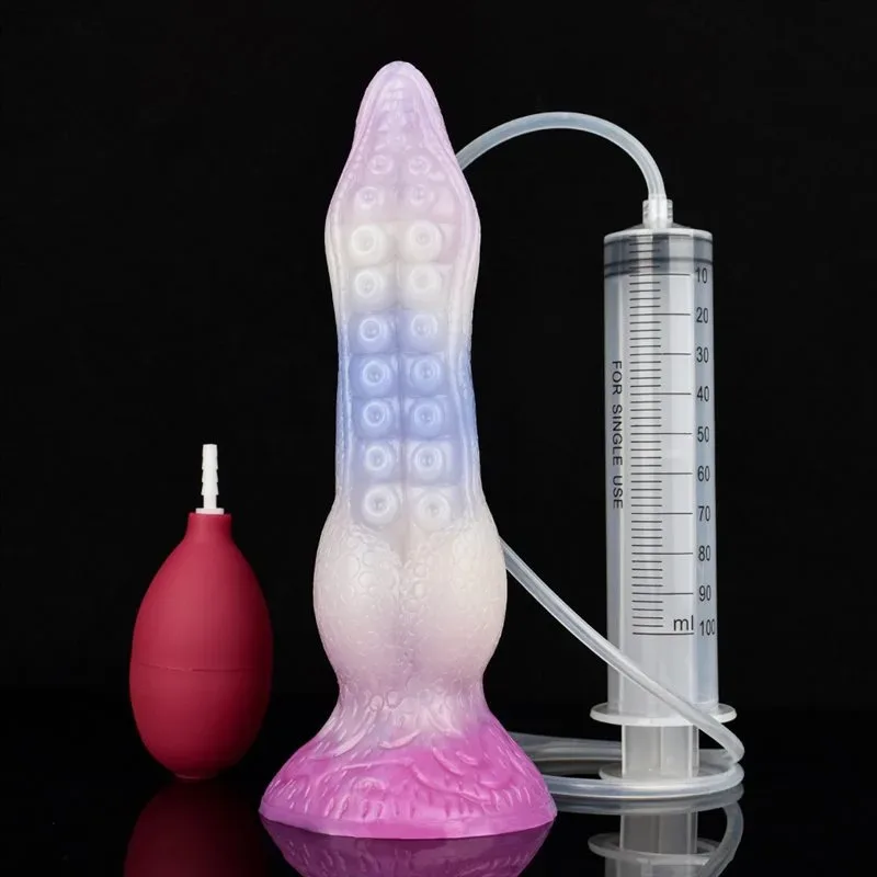 8.5 Inch Ejaculating Tentacle Dildo Squirting Fantasy Sex Toy 2 8.5 Inch Ejaculating Tentacle Dildo Squirting Fantasy Sex Toy 2