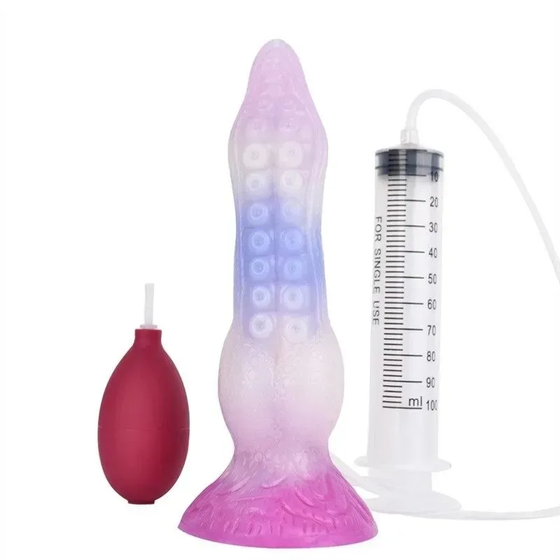 8.5 Inch Ejaculating Tentacle Dildo Squirting Fantasy Sex Toy (10) 8.5 Inch Ejaculating Tentacle Dildo Squirting Fantasy Sex Toy - Image 1