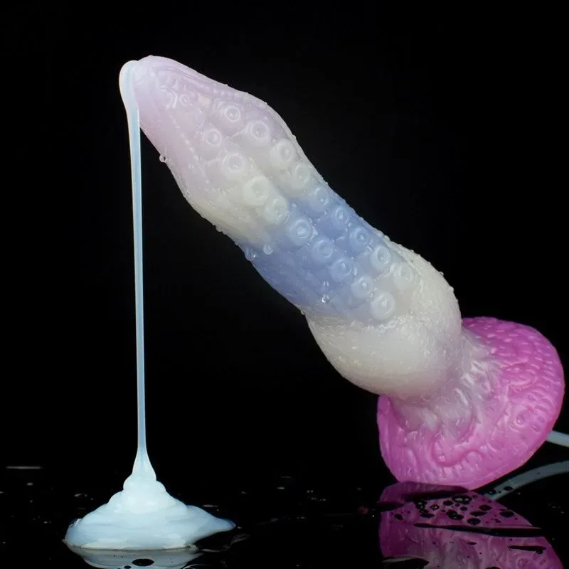 8.5 Inch Ejaculating Tentacle Dildo Squirting Fantasy Sex Toy 6 8.5 Inch Ejaculating Tentacle Dildo Squirting Fantasy Sex Toy 6