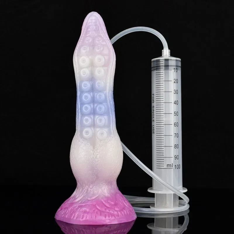 8.5 Inch Ejaculating Tentacle Dildo Squirting Fantasy Sex Toy 4 8.5 Inch Ejaculating Tentacle Dildo Squirting Fantasy Sex Toy 4